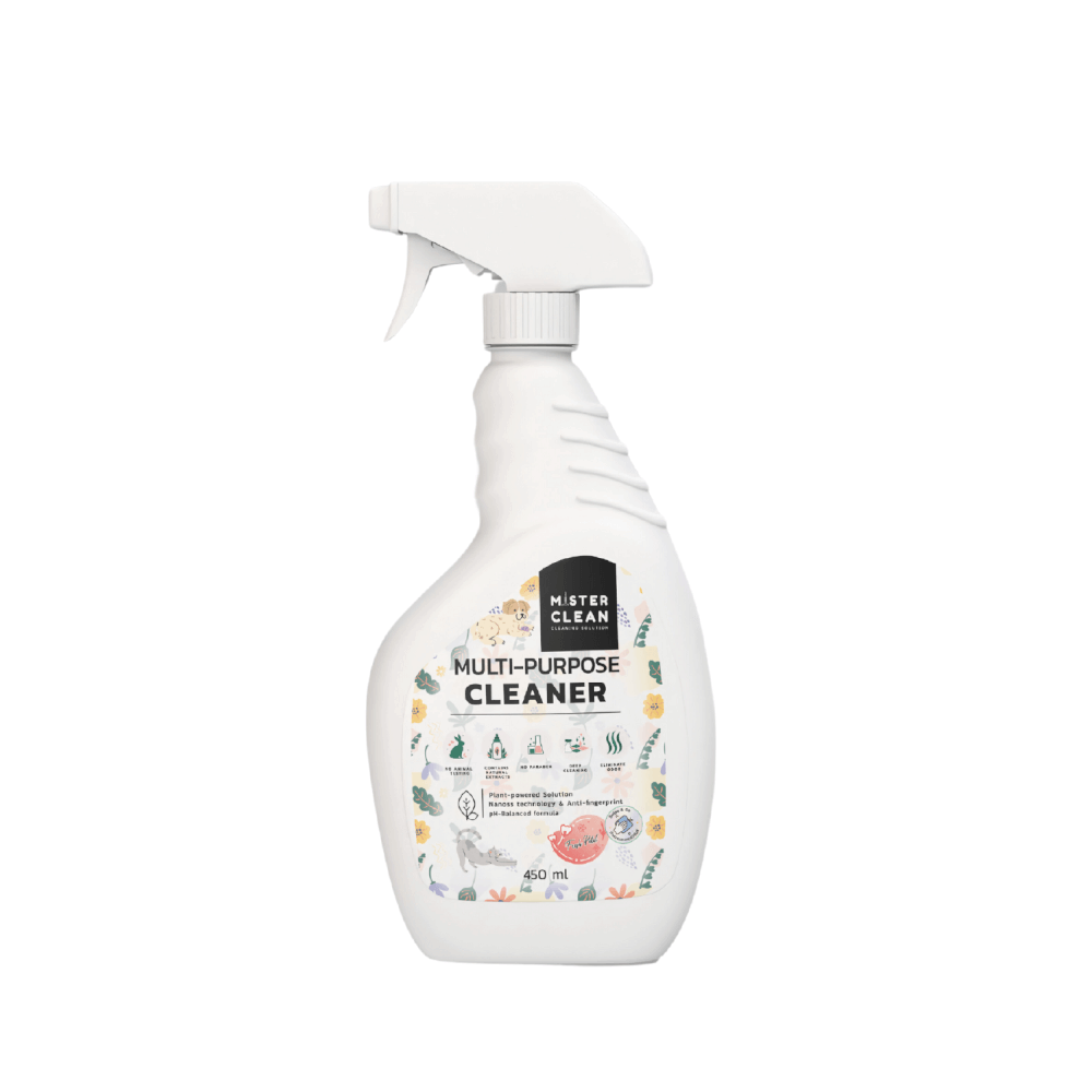 น้ำยาทำความสะอาดอเนกประสงค์ MISTER CLEAN MULTI-PURPOSE CLEANER สูตร PLANT-POWERED ไม่ทำลายพื้นผิว ไม่ก่อให้เกิดอาการแพ้_0